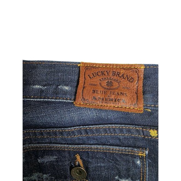 Lucky Brand Jeans Womens 8/29 Porkchop Ankle Dark Low Rise Flap Pocket Y2K - Picture 11 of 11